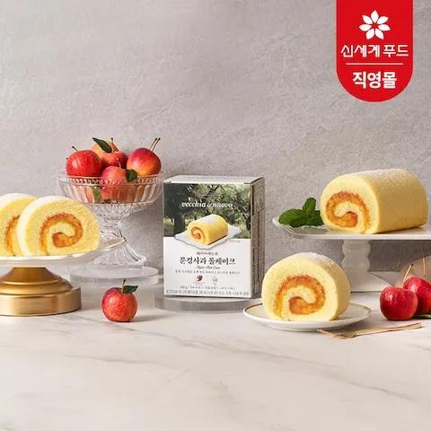 문경사과 롤케이크 250g 2개