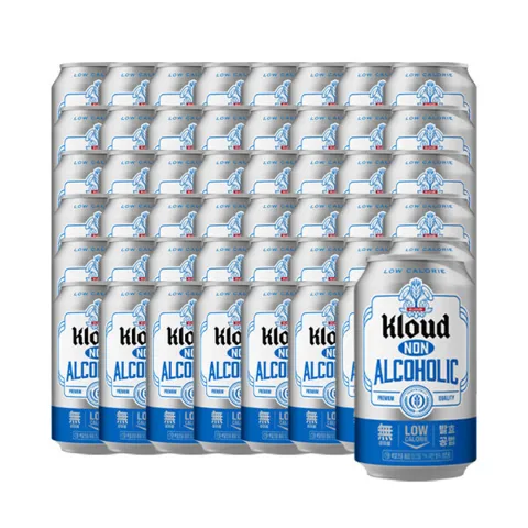 롯데칠성음료 클라우드 논알콜릭 350ml 총 48캔