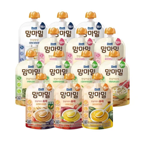 맘마밀 안심이유식&안심밥상 6개월~15개월 13종 20개 골라담기