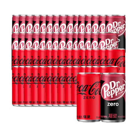 닥터페퍼 제로 190ml 30캔 + 코카콜라 제로 190ml 30캔
