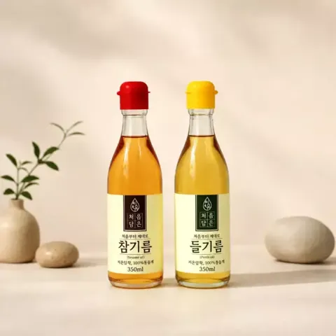 참기름 350ml 2개