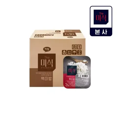 밥알이 살아있는 백미밥 200g 24개+임박 현미밥140g 3개 증정
