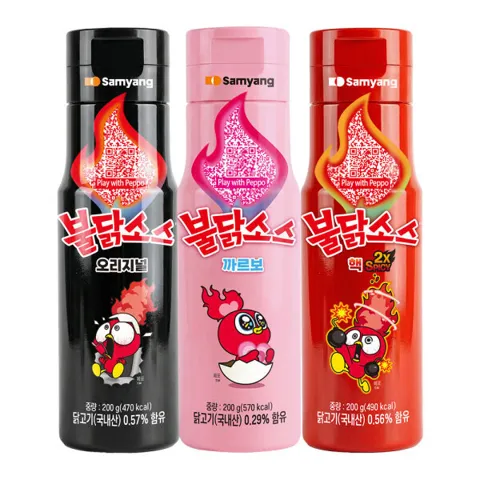 삼양 핵/불닭 까르보 소스 3종