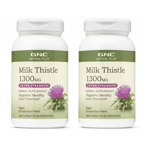 GNC 밀크씨슬 고함량 밀크씨슬 1300mg 120정 2통