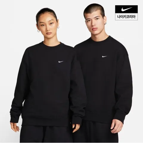 나이키 스우시 플리스 크루 맨투맨