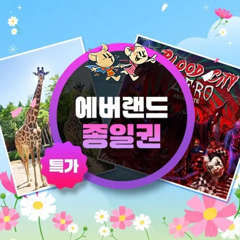 용인 에버랜드 종일이용권