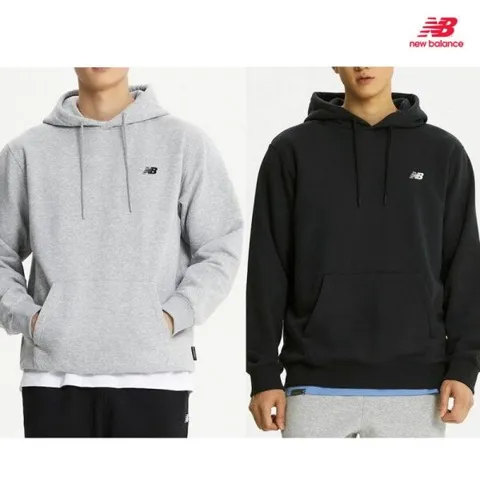 뉴발란스 유니 기모 겨울 후드티