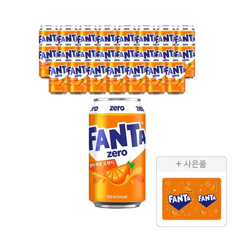 환타 오렌지제로 350ml 24개 + 북마크 증정