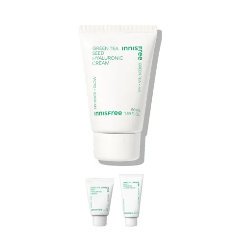 이니스프리 그린티 씨드 히알루론산 크림 50ml+기프트