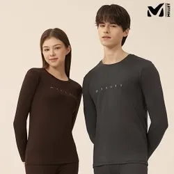 밀레 남녀 베이직 기모 내복 2종세트