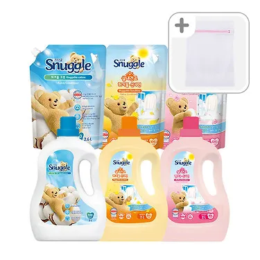 스너글 초고농축 섬유유연제 2L + 2.6L