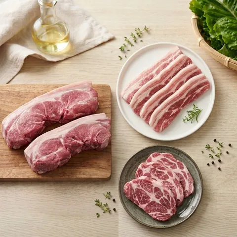 보성녹돈 앞다리살 미전지 (수육용) 1kg