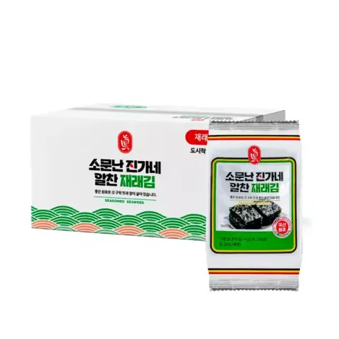 소문난 진가네 알찬 재래김 54봉