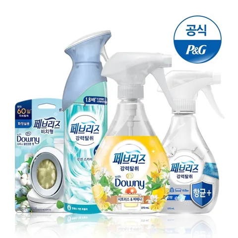 페브리즈 섬유탈취제 용기형 370ml 3개