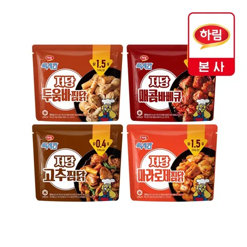 맥시칸치킨 저당찜닭 300g 4종 2봉
