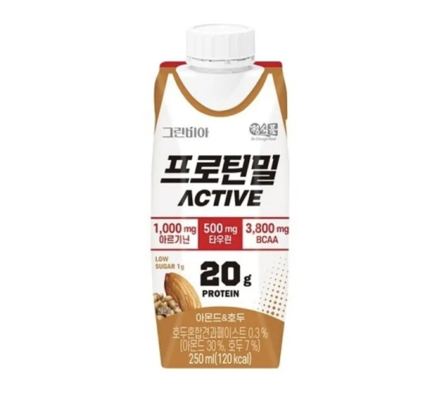[지마켓] 프로틴밀 액티브 아몬드와호두 18개 (18,720원/무료)