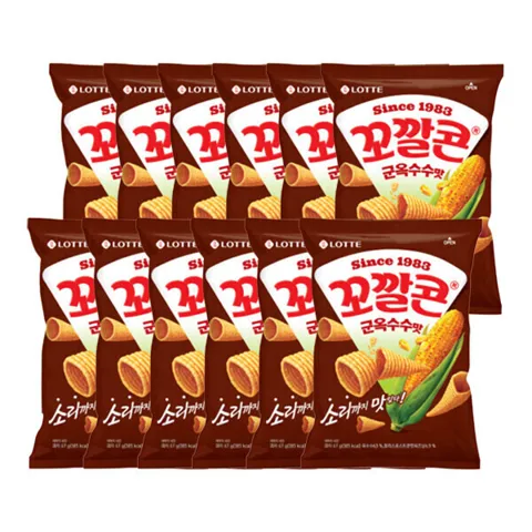 꼬깔콘 군옥수수맛 67g 12입 1박스