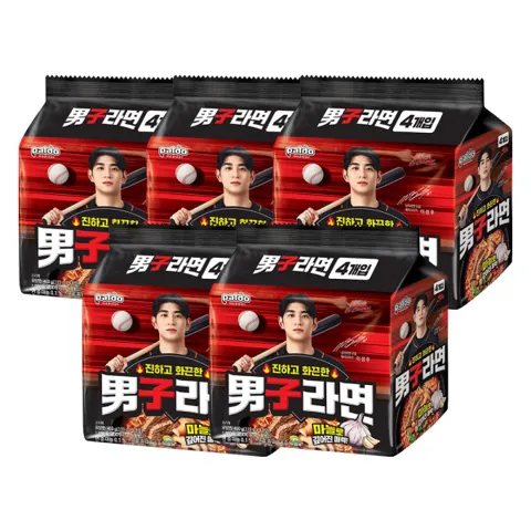 남자라면 115g (4봉입) x 5팩 총 20입