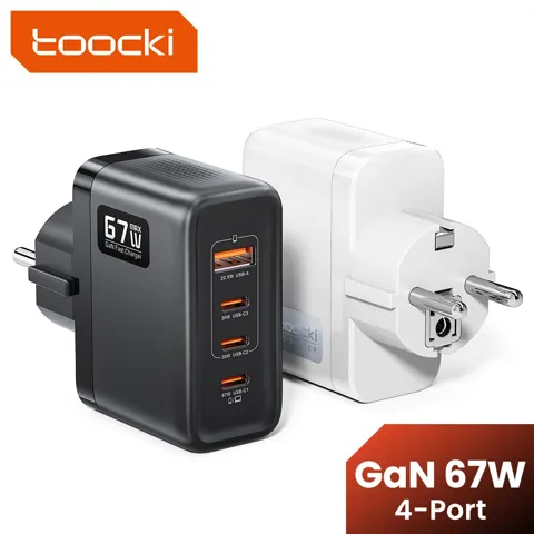 토키 GaN PPS PD3 67W 접지 4포트 멀티충전기