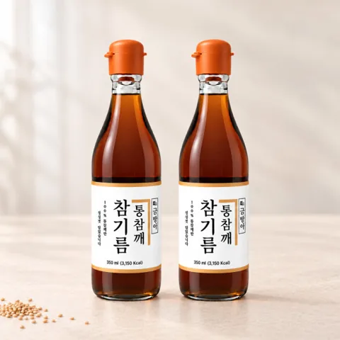 참기름 350ml 2개