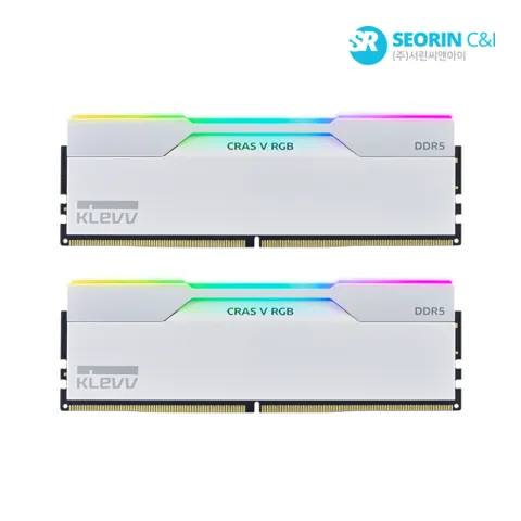 우리신한농협 체감 58.8만 클레브 DDR5 6000 CL30 CRAS V RGB 화이트 AMD 패키지 16GB×2