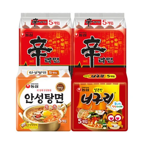 신라면10입 + 안성탕면5입 + 너구리5입