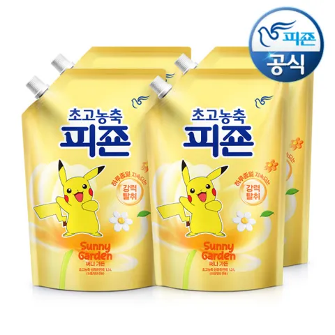 피죤 고농축 섬유유연제 초고농축 포켓몬에디션 1300mlx3개