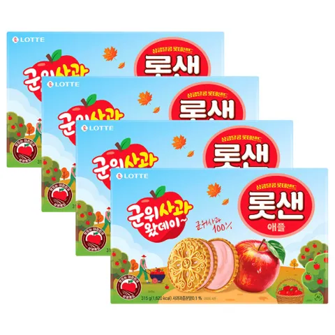 신제품 롯샌 군위사과 애플 315g 4개