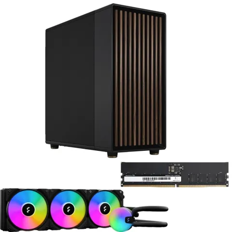 프렉탈디자인 NORTH XL 차콜 메시 + 3열 수냉 + 16GB DDR5 RAM