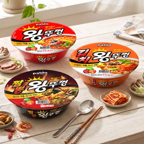 팔도 왕뚜껑 오리지널/김치/짬뽕 x 36개