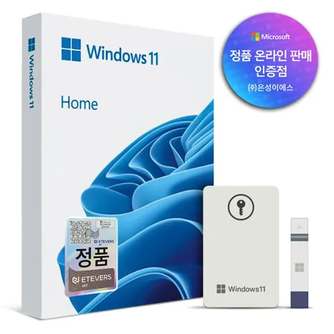 Microsoft Windows 11 Home FPP 처음사용자용