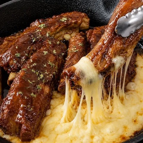 핫/숯불 바베큐 쪽갈비 500g 3팩