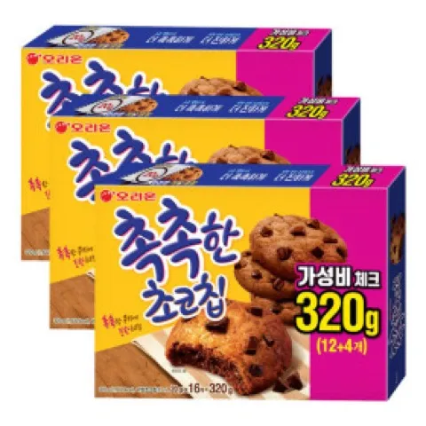촉촉한 초코칩 16개입 x 3박스
