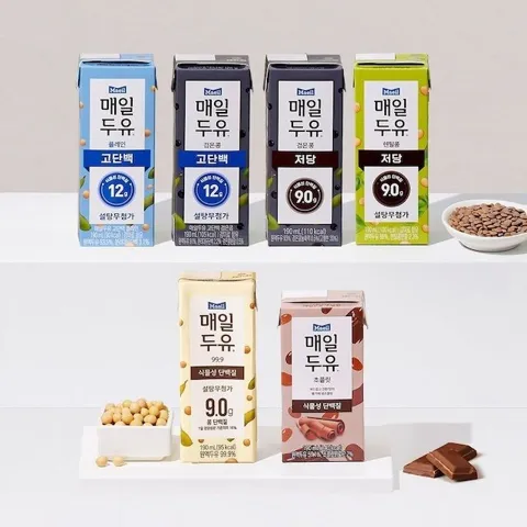 매일두유 렌틸콩 190ml 48팩(+6팩 증정)