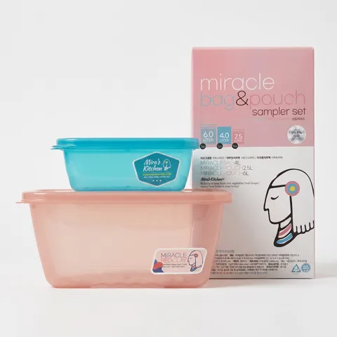 미라네주방 미라클통 밀폐용기세트