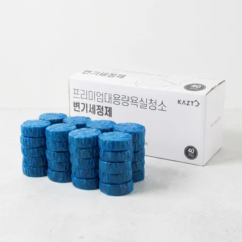 가쯔 대용량 변기세정제 50g 40개 1박스