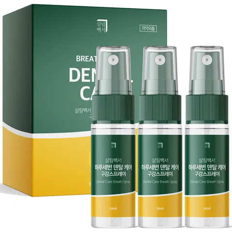 살림백서 덴탈케어 구강 스프레이 14ml 3개 7900원 무배