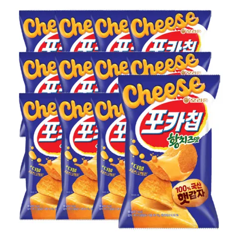 오리온 포카칩 황치즈맛 60g x 12개입