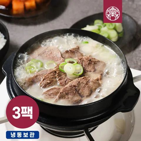 한촌설렁탕 더블랙 프리미엄 진 고기 설렁탕 600g 3팩