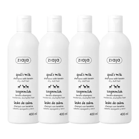 지아자 산양유 헤어샴푸 400ml 4개