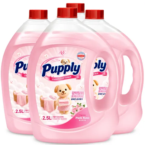 에이스퍼플리 섬유유연제, 실내건조, 2.5L, 4통