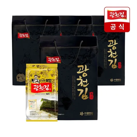 광천김 3대째 달인 재래 도시락김 27봉 9500원 무배