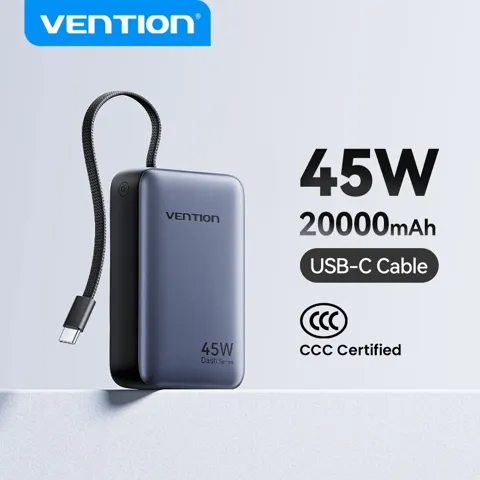벤션 CCC 45W 20000mAh 보조배터리