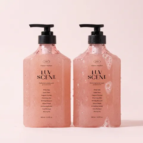애경 럽센트 스크럽워시 플라워마켓 500ml 2개