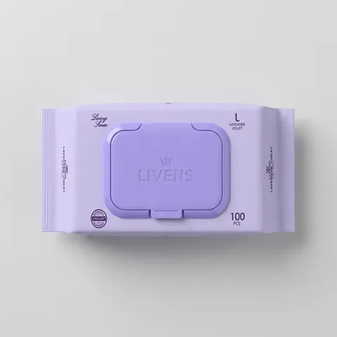리벤스 라벤더 바이올렛 물티슈, 100매, 10팩
