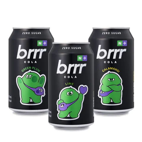 부르르 제로콜라 매실 깔라만시 라임 350ml 6캔