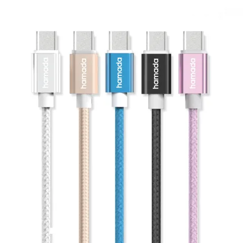 하마다 USB C타입 메탈 충전 케이블 1.5m, 5개