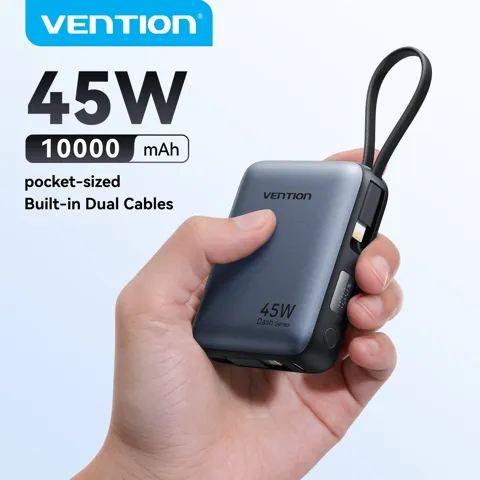 Vention 45W 보조배터리 10000mAh $11.75 / 20000mAh $13.45 (코인할인)