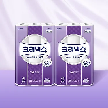 크리넥스 데코앤소프트 28mX24롤X2팩