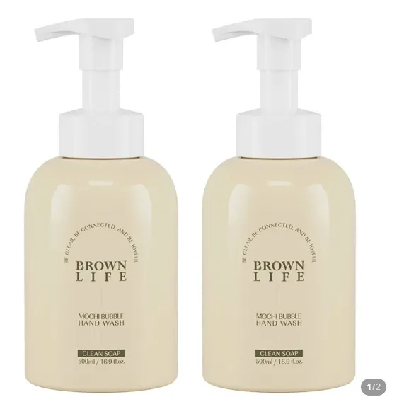 브라운 대용량 손세정제 저자극 핸드워시 500ml 2개 6,500원